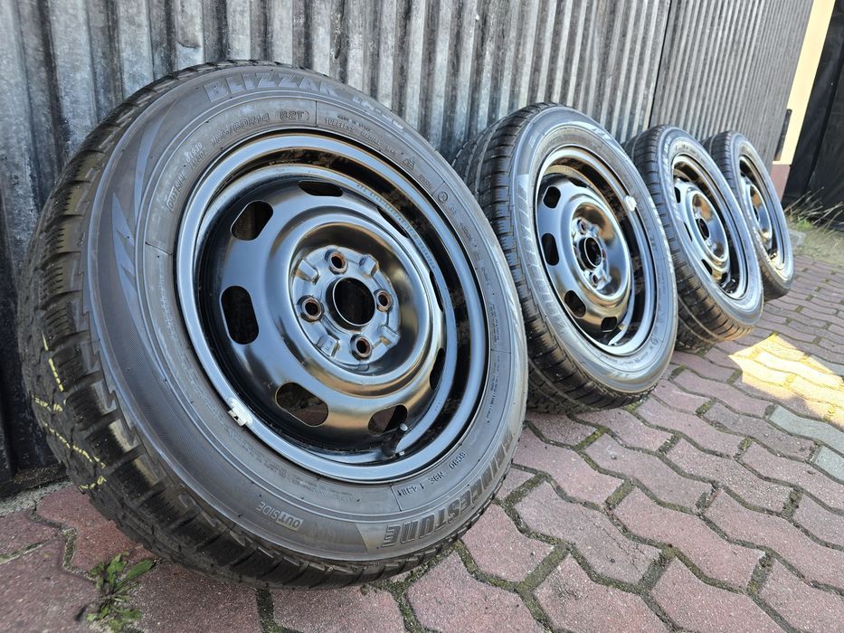 Felgi z oponami 185/60R14 Toyota Starlet 4x100 Yaris Corolla Hyund i10