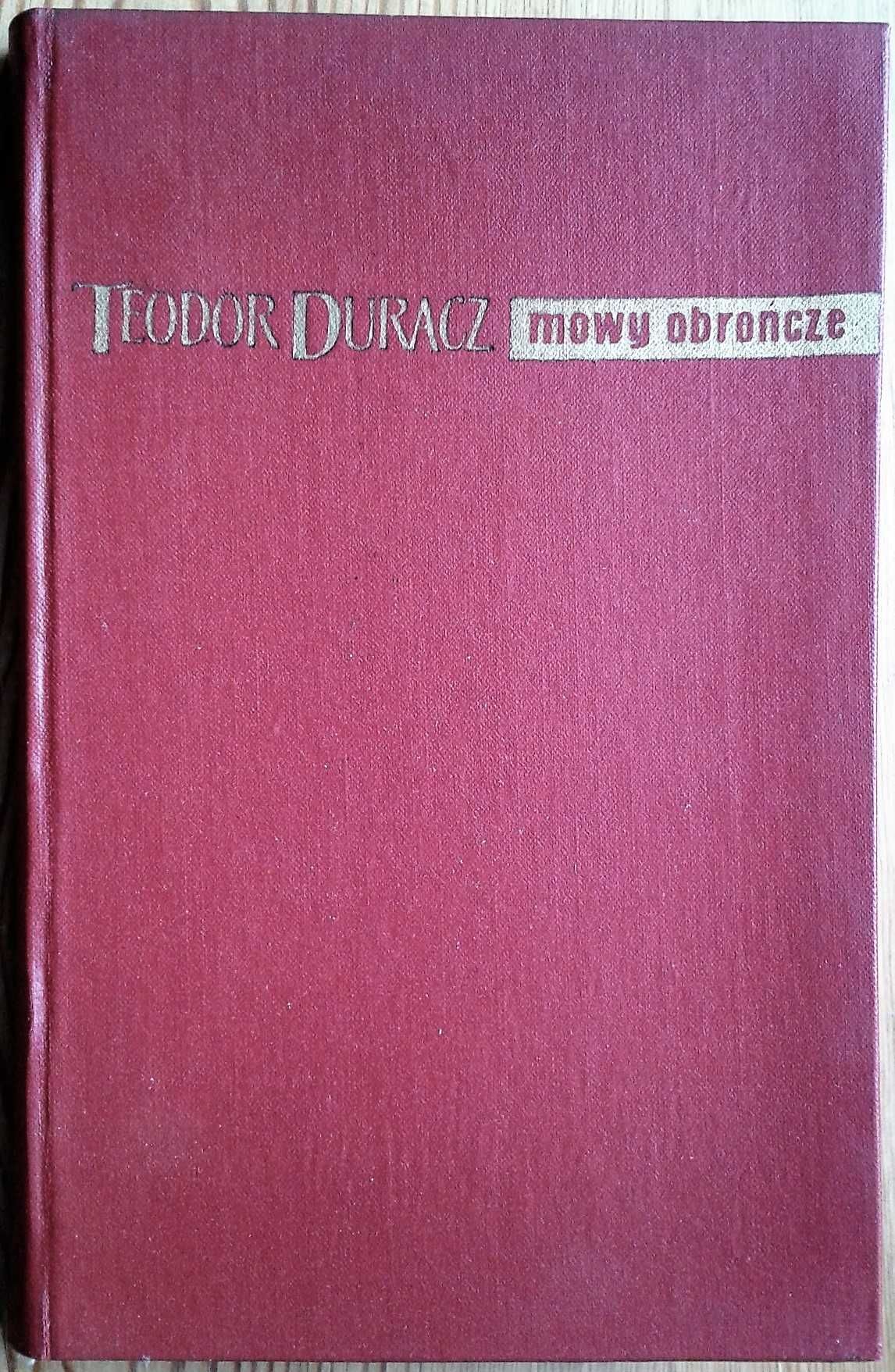 Teodor Duracz - Mowy obrończe, wydanie 1959