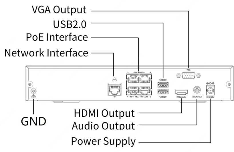Відеореєстратор UNV NVR301-04S3-P4 4 канали