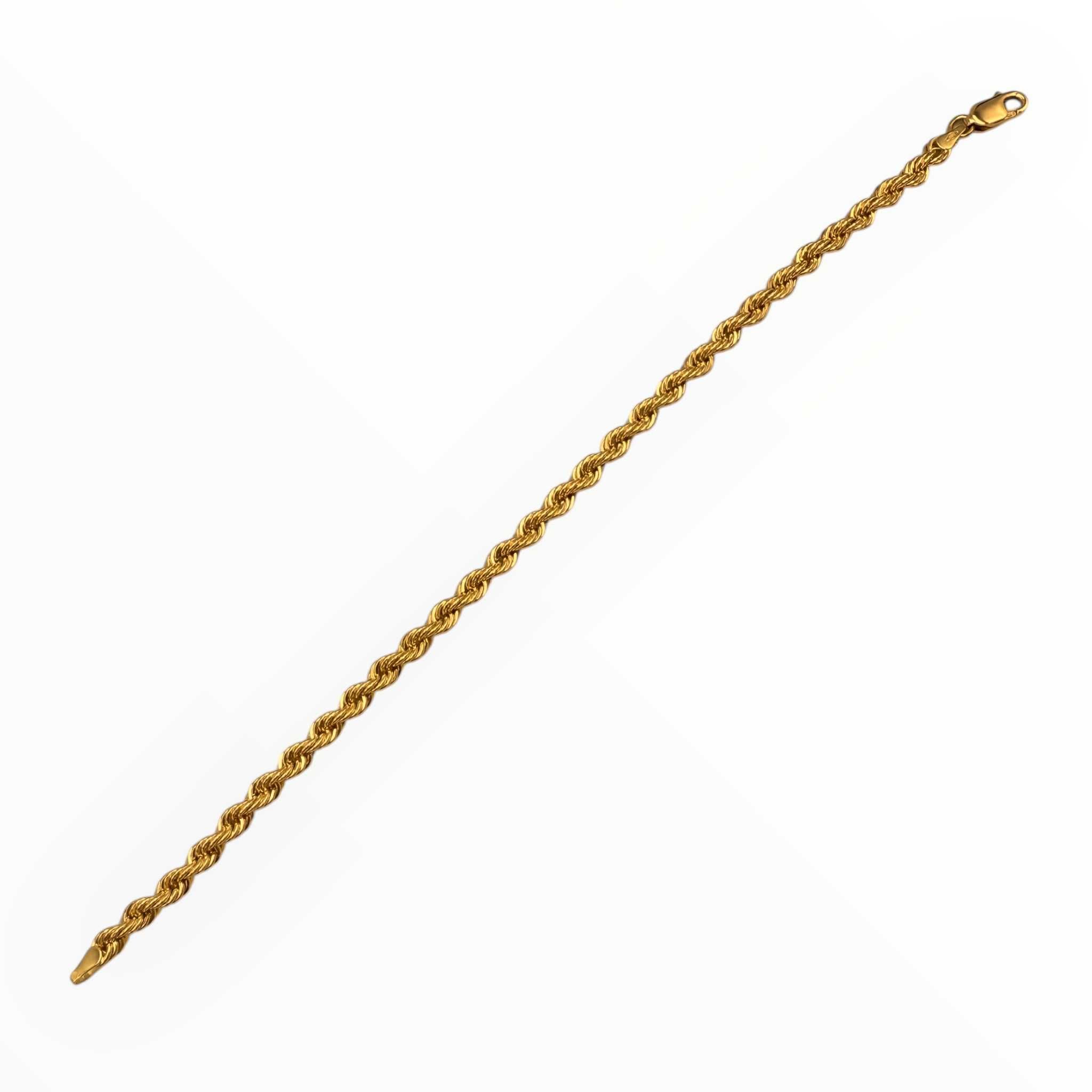 Nieużywana złota bransoletka PR.585 14K KORDEL