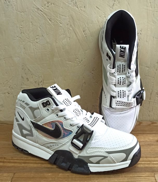 Nike Air Trainer 1 SP кроссовки мужские кожаные высокие белые