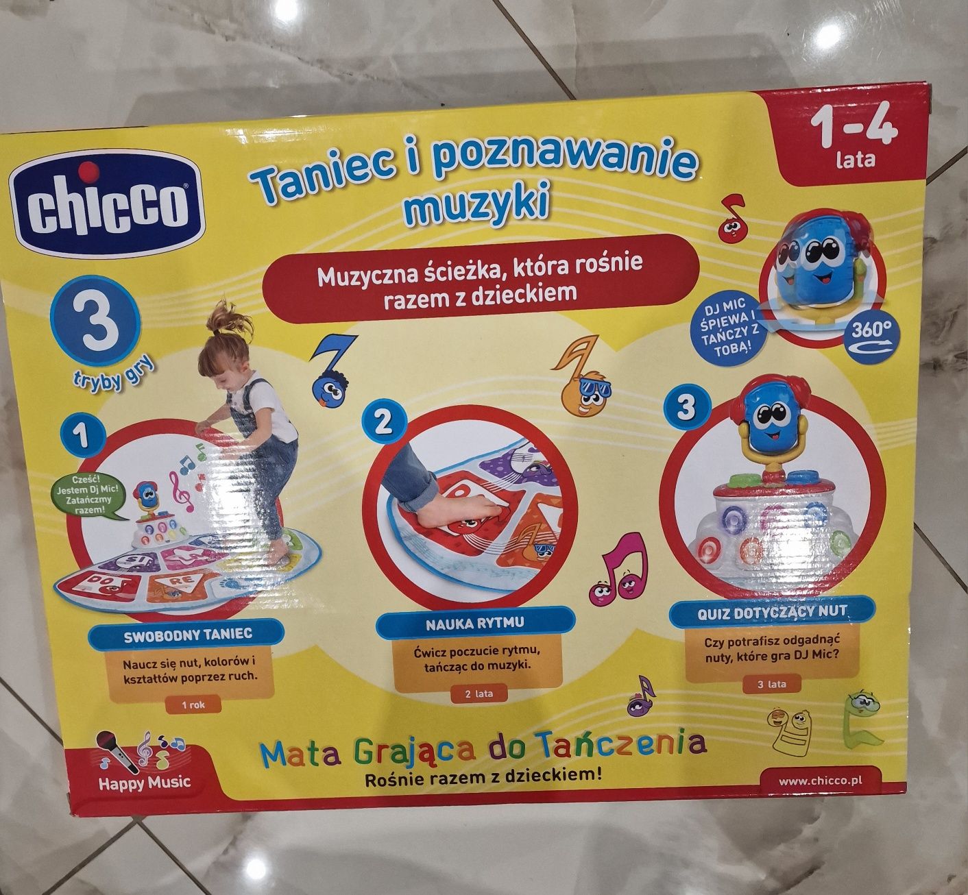 Mata do tańczenia Chicco Mata grająca do tańczenia