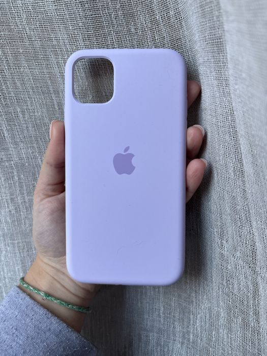 Capa apple iphone 11 silicone roxa Nova