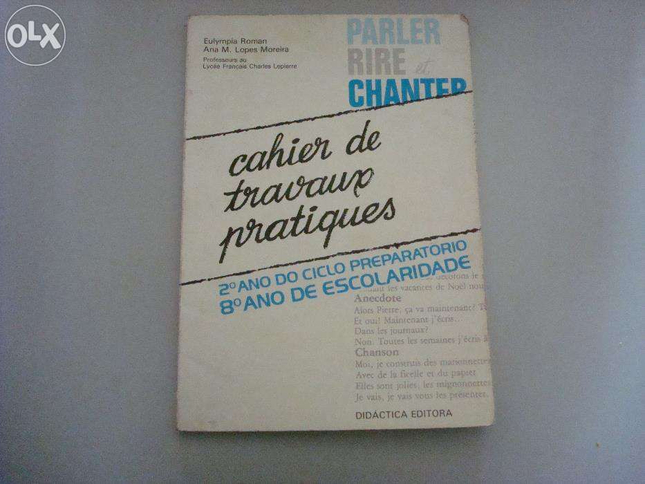 Livros de Francês: Bon courage, Chez eux, Parler Rire et chanter