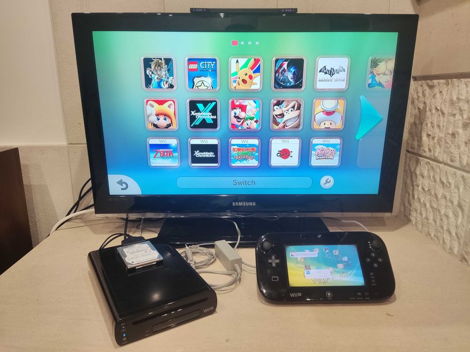 Wii U +150 JOGOS INCLUIDOS / ONLINE LOJA GRÁTIS / Retro / Desbloqueada