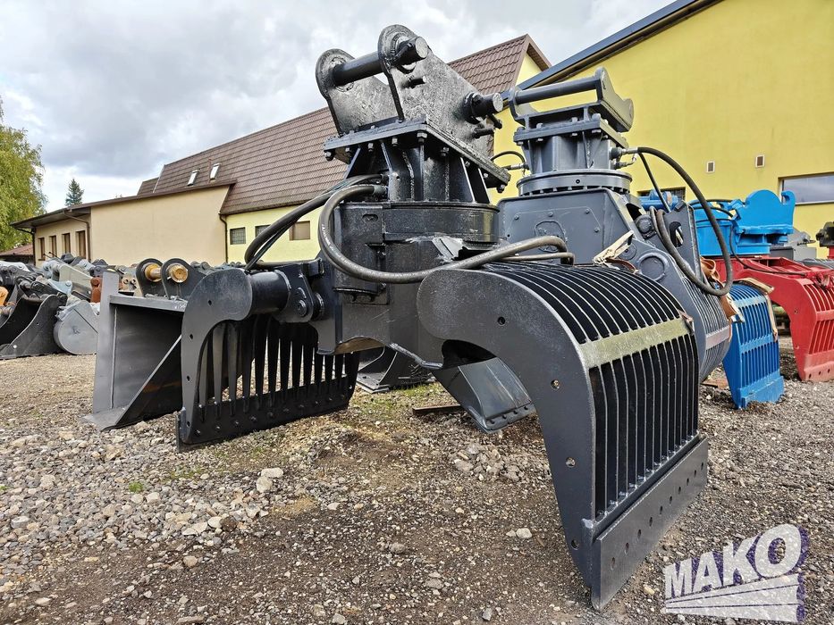 Chwytak sortujący wyburzeniowy do koparki