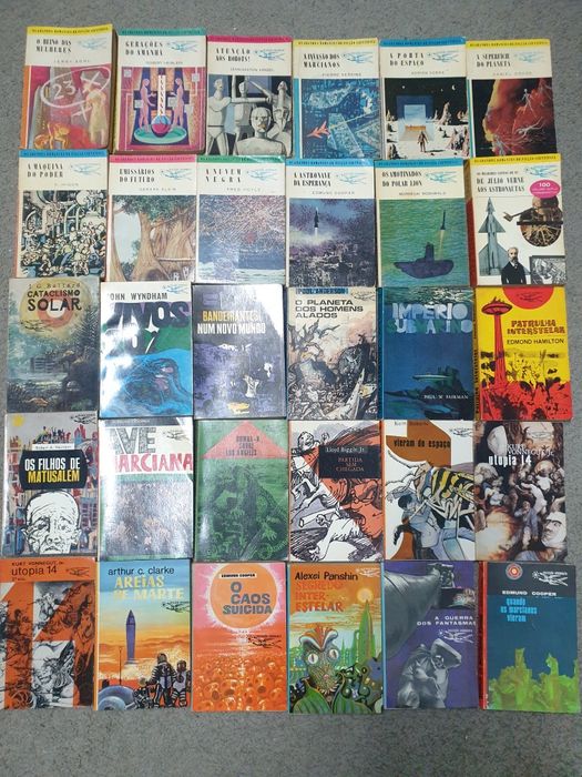 Livros antigos da colecção arganauta