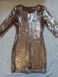 Сукня плаття з паєтками блискітками новорічна сукня платье с паетками