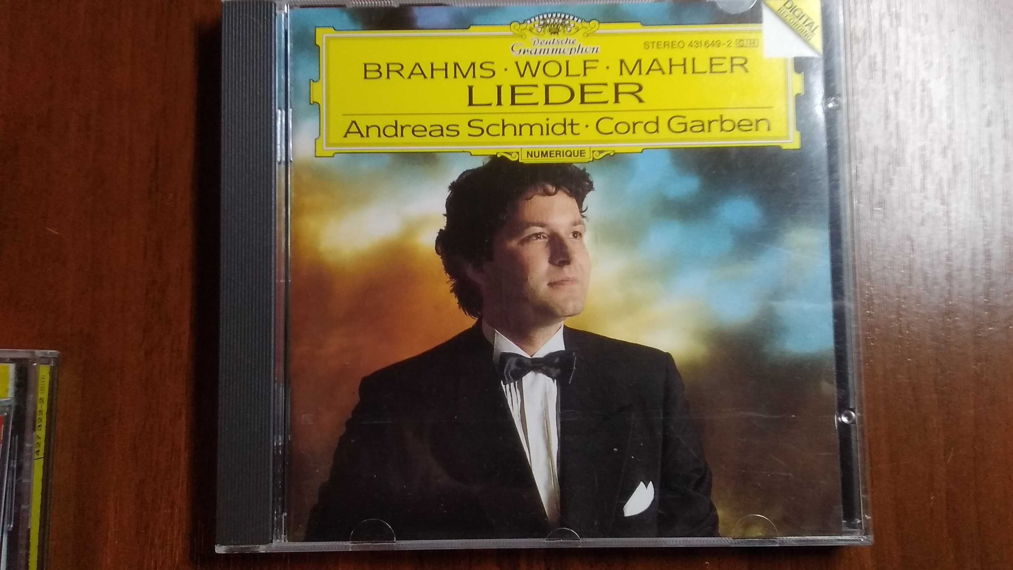 Brahms Mahler Wolf Lieder фірмовий CD диск Andreas Schmidt