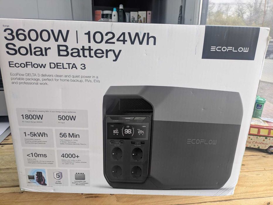 Зарядна станція EcoFlow DELTA 3 нова європейська запакована