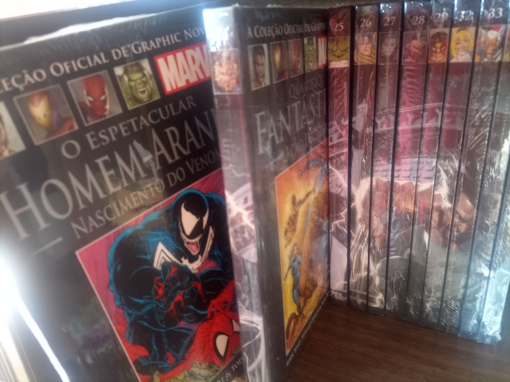 Coleção de livros da Marvel