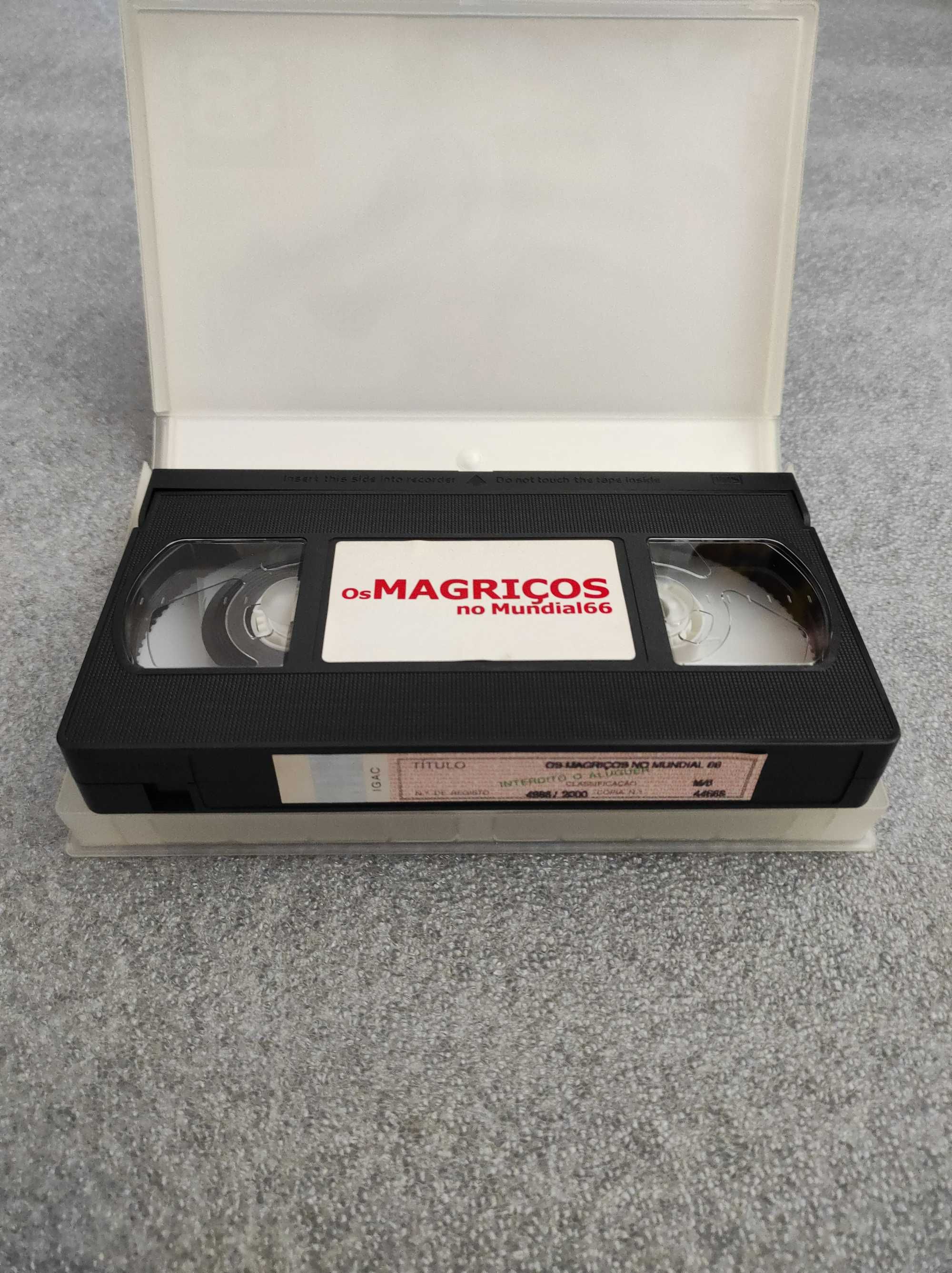 Cassete VHS os Magriços/ Eusébio