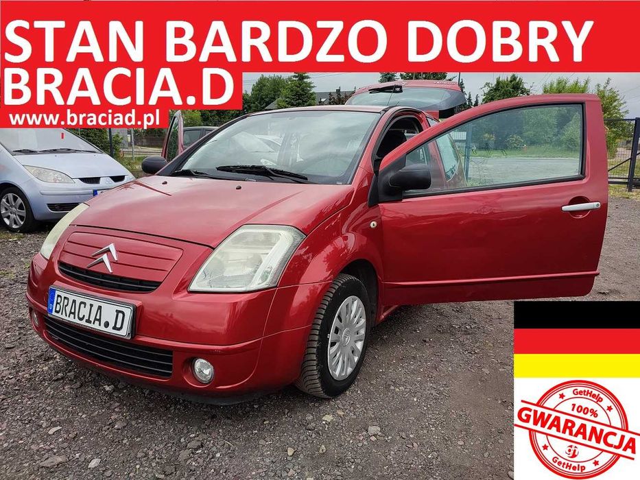 CITROEN C2 1,4 Benzyna 2006r Niski Przebieg Niemiec 100% Opłacony