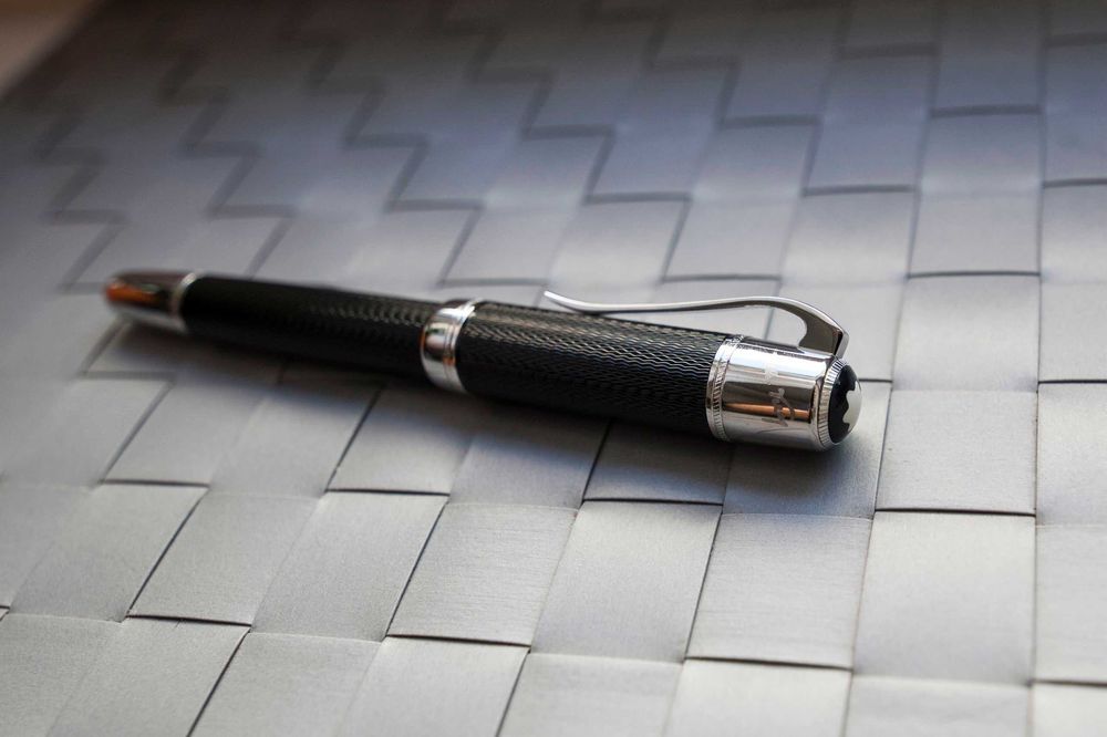 Pióro MONTBLANC Jules Verne MONT BLANC czarne wieczne Fountain + Etui