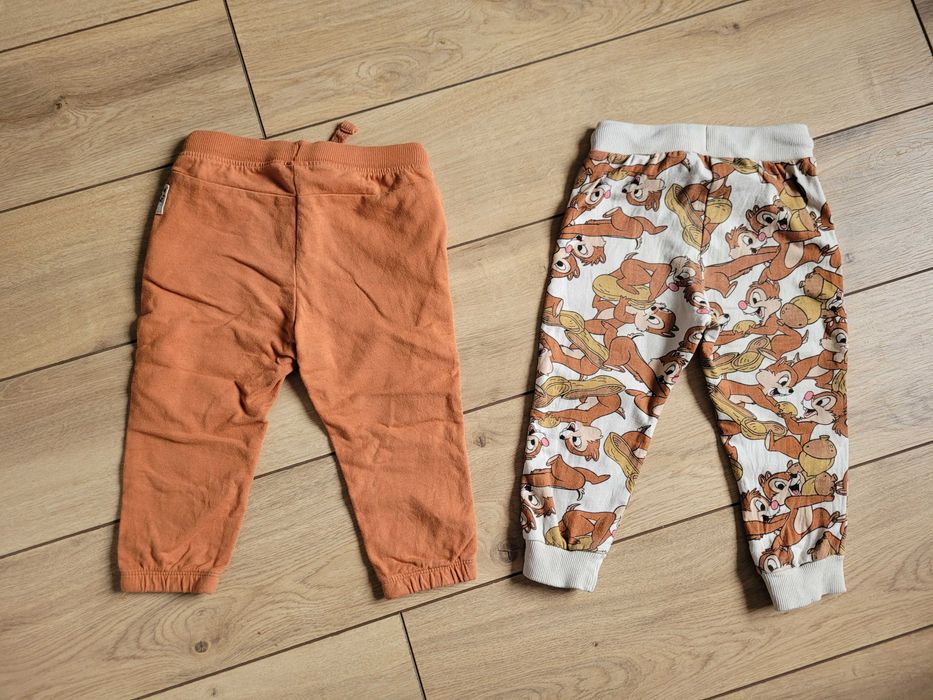 Zestaw spodni 86 12-18 H&M Smyk koszulki paka chłopięce niemowlęce