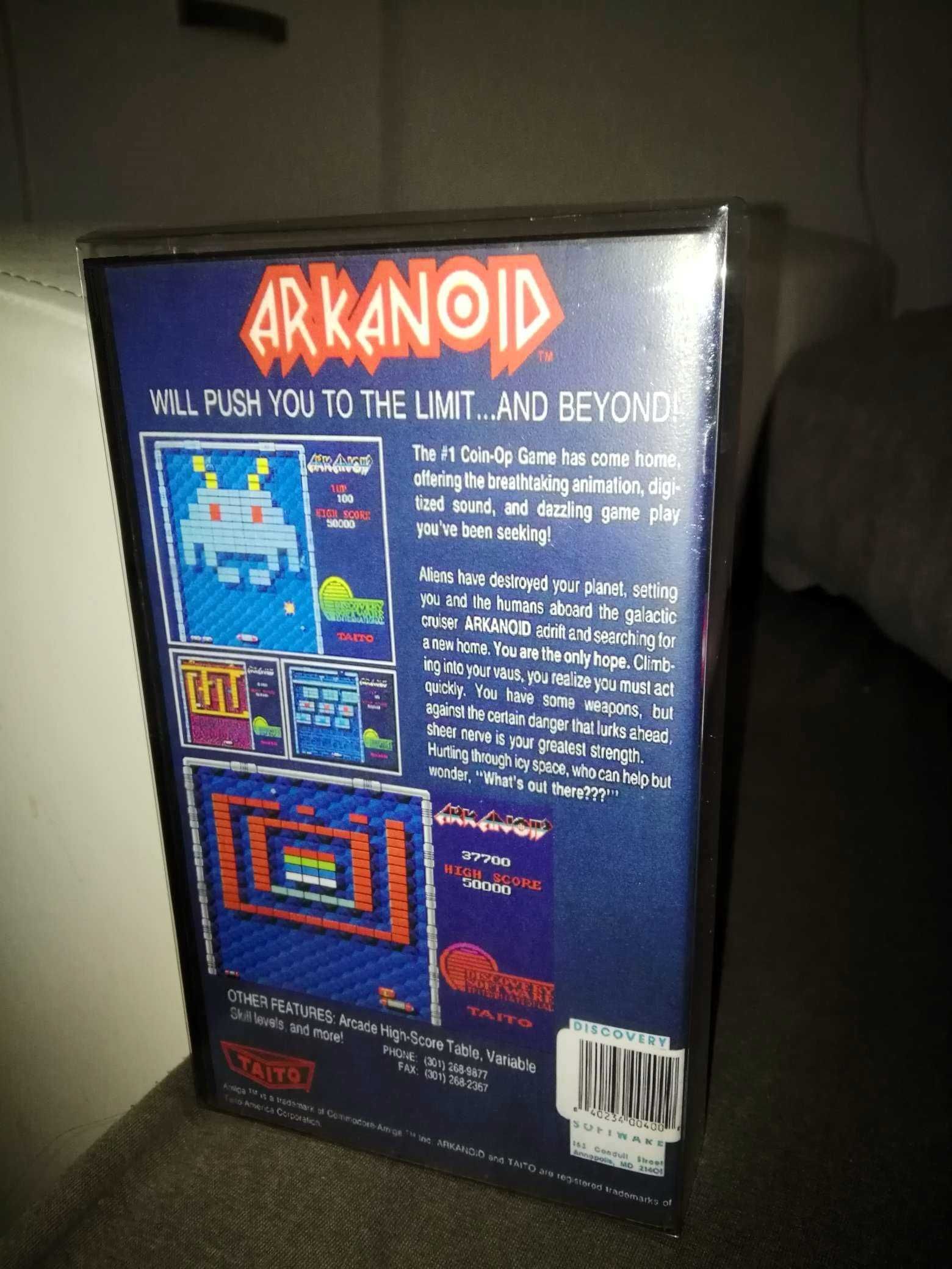 Arkanoid - Gry Dyskietki Dla Joystick Amiga 500 / 600 Pudełko BOX