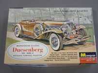 Kit Montagem Monogram Hobby Kits Duesenberg 1934 Model SJ, 1963