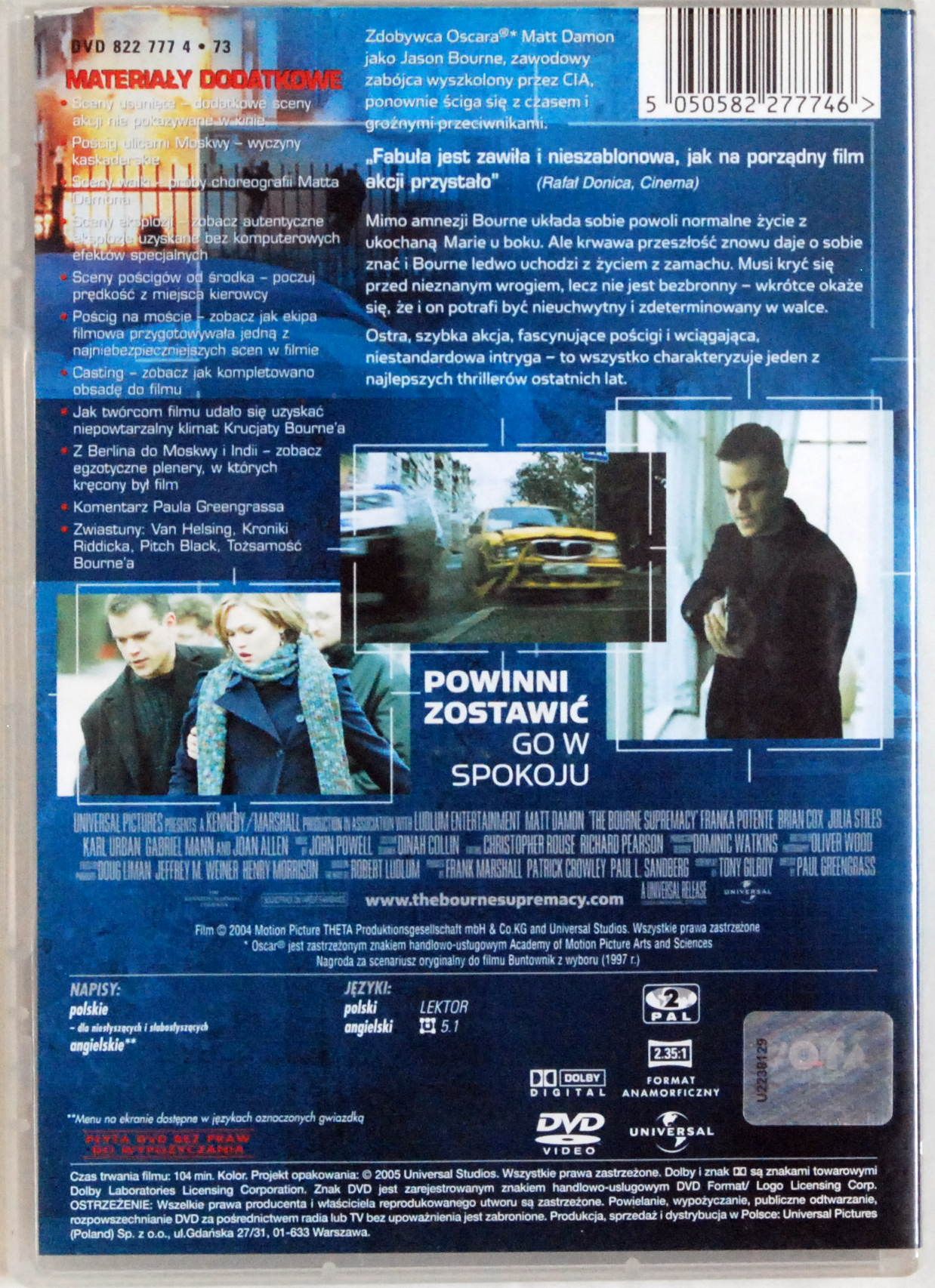 DVD Krucjata Bourne'a