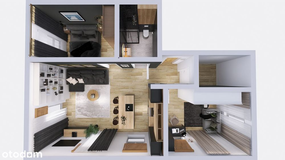 Nowe , Nowoczesne , bezczynszowe  3-pokojowe z balkonem i parkingiem