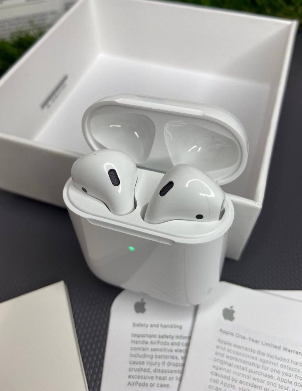 Airpods 2,lux якість 1:1 чіп airoha бездротові навушники