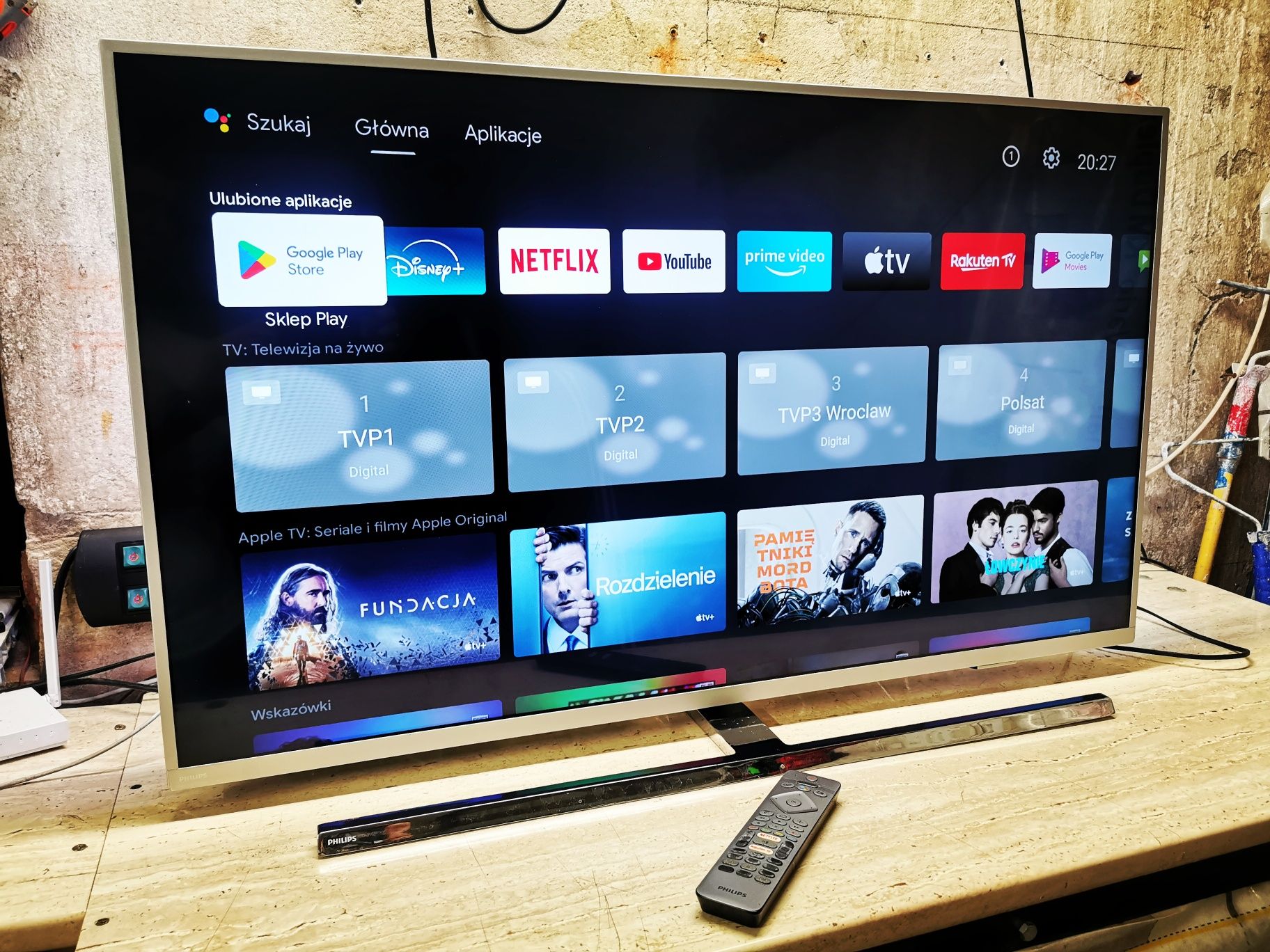 43" Philips  Android Smart TV 3x Ambilight 2021r  dvbt2 hevc telewizor