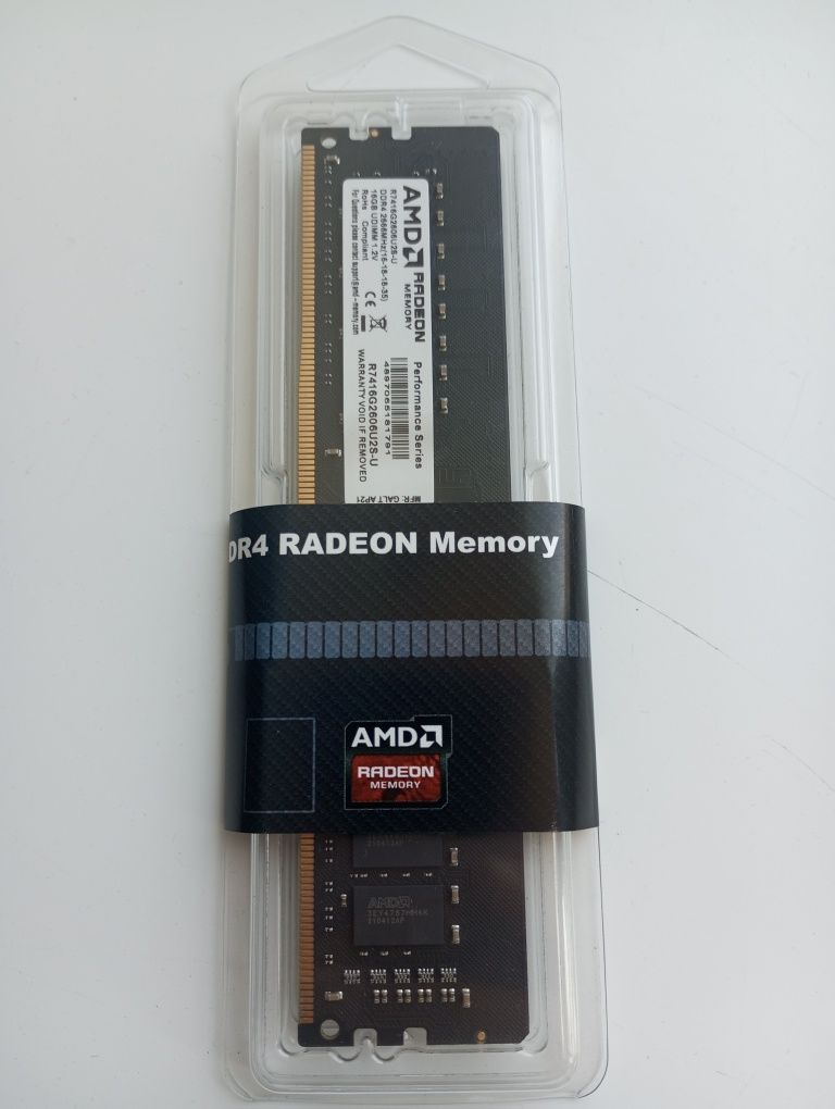 Оперативна пам'ять AMD Radeon R9 Gamer DDR4 2666MHz 16GB (R7416G2606U2