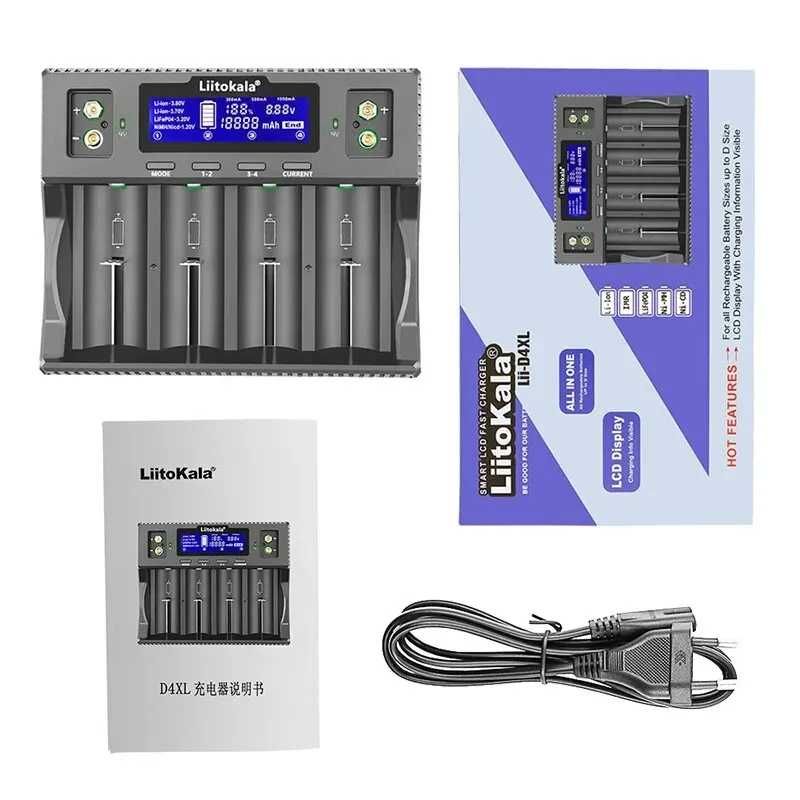 Ładowarka LiitoKala Lii-D4XL 21700 do akumulatorów