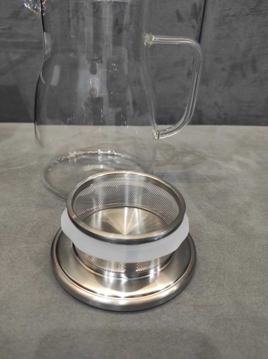 Zaparzarka, czajnik CNGLASS One-Touch 800ml. Stal nierdzewna !!