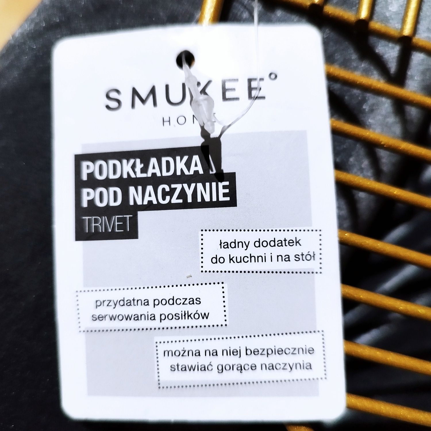 Uchwyt żaroodporny żeliwny podkładka pod naczynie kociołek