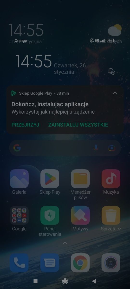 Telefon dotykowy