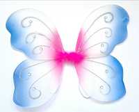 Skrzydła wróżki motyla niebiesko Różowe