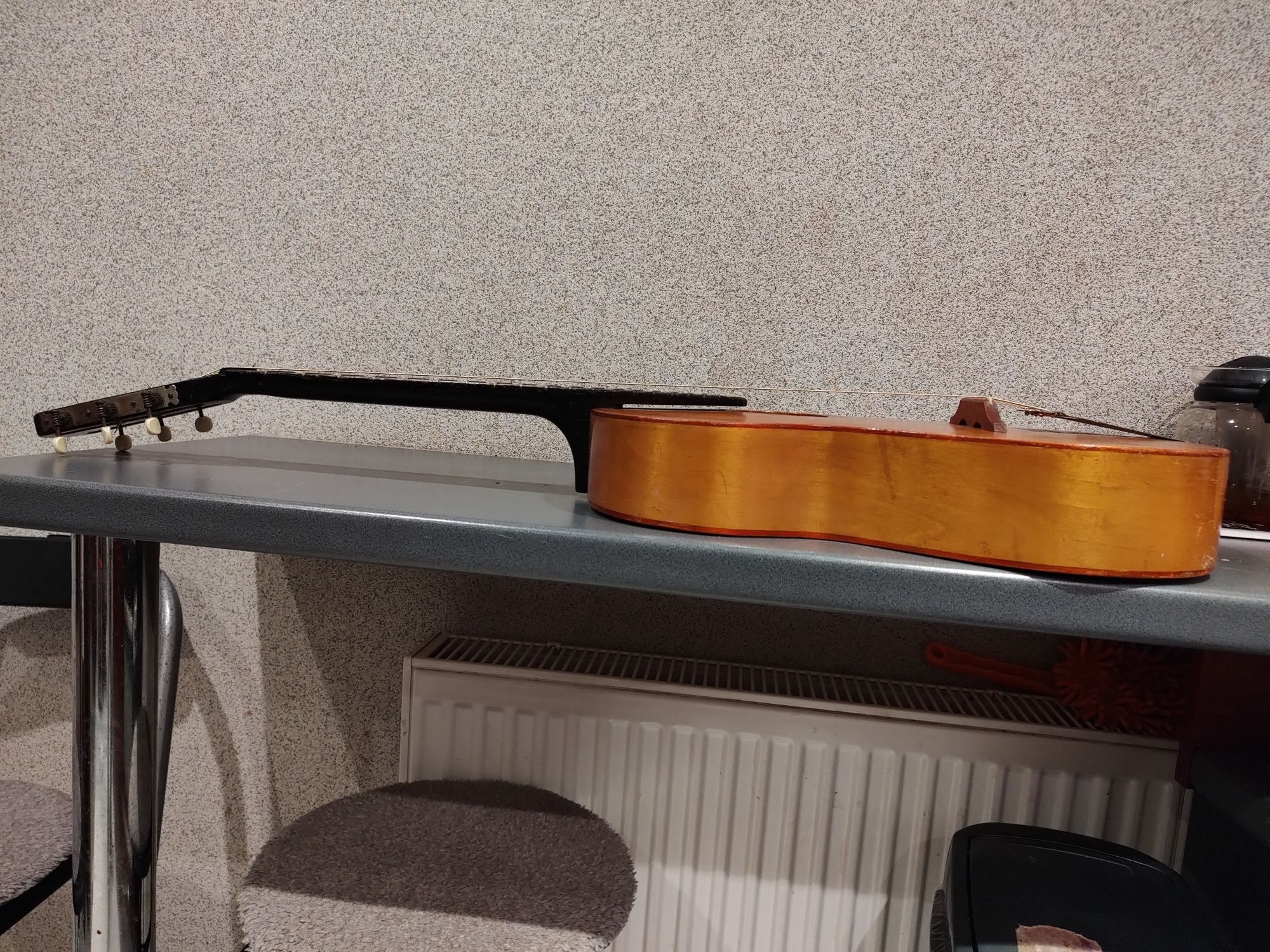 Travel Guitar szeroki gryf: 48 mm gitara akustyczna rosyjska Wygodna !