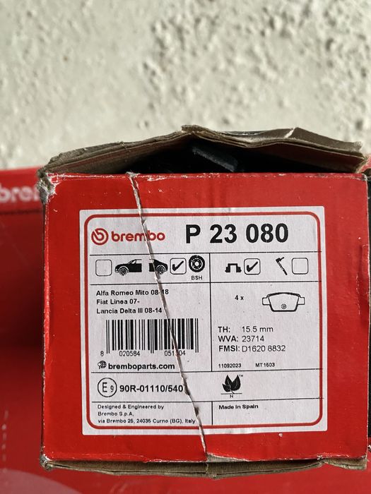 tarcze i kocki tyl fiat 251x10mm lancia alfa romeo