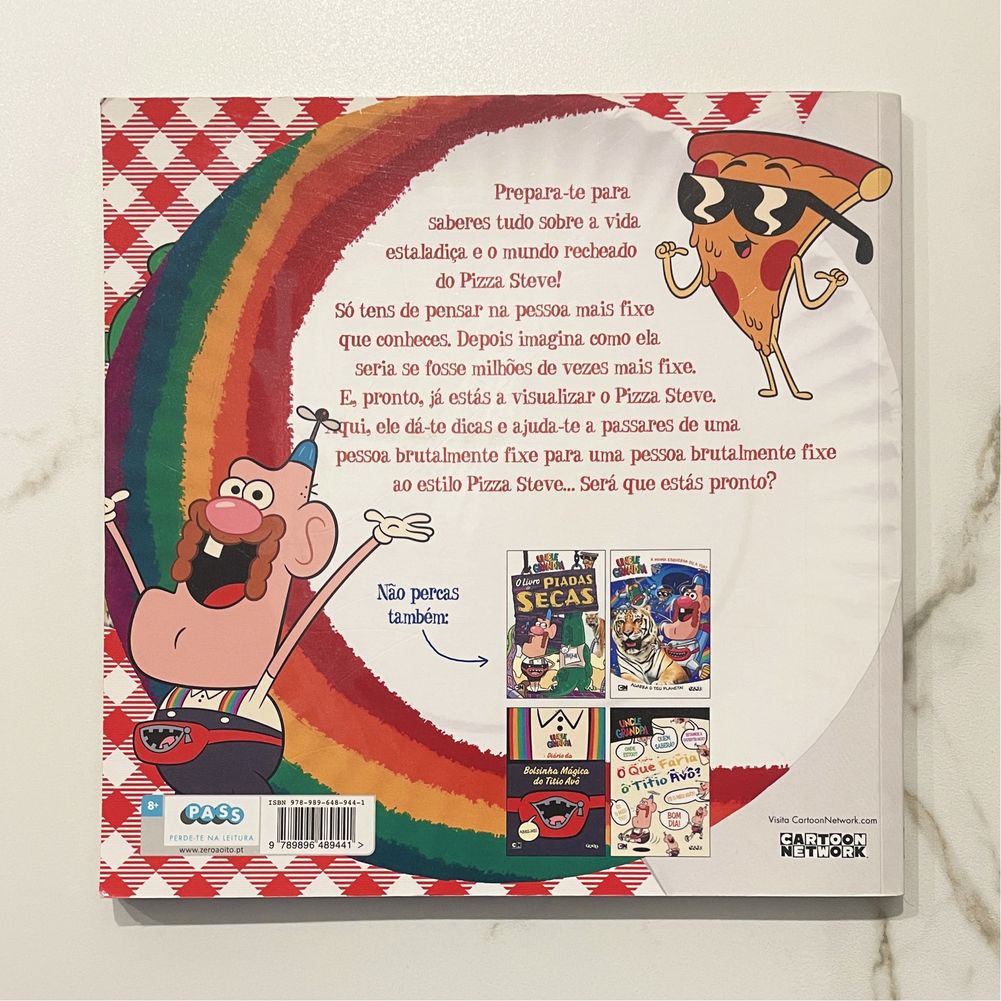 Livro Uncle Grandpa - Fatia de Vida com Pizza Steve