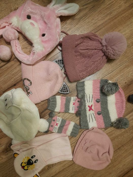 Czapeczki na zime 2/3 latka