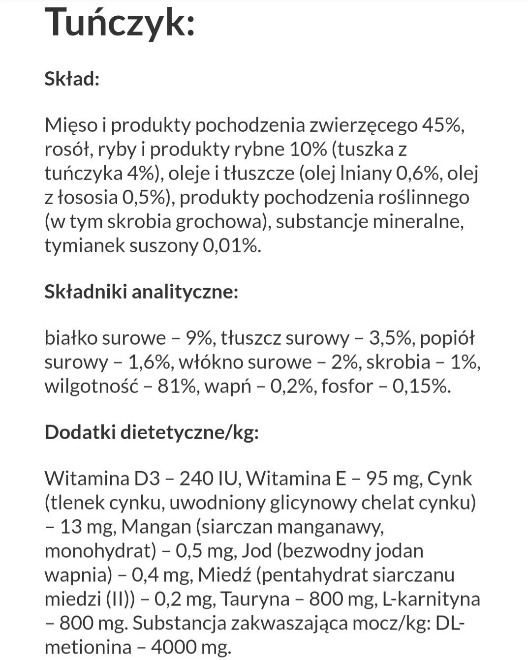 48x400g producent DOLINA NOTECI Rafi Cat bez ZBÓŻ mix smaków dla kota