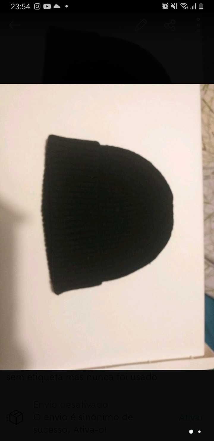 gorro preto simples