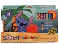 STITCH Kredki BAMBINO 18 szt.