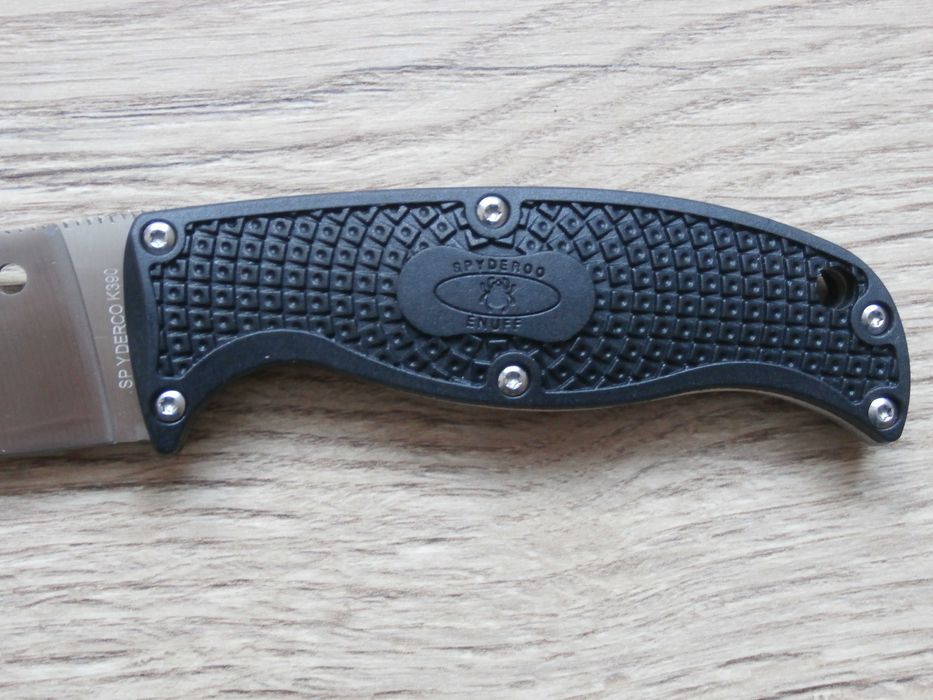 Туристичний ніж Spyderco Enuff 2 Cпайдерко тактический 20.2см в ножнах