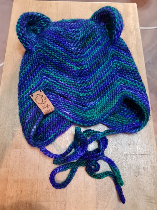 Czakpa miś z wełny merynosa. Dla niemowlaka