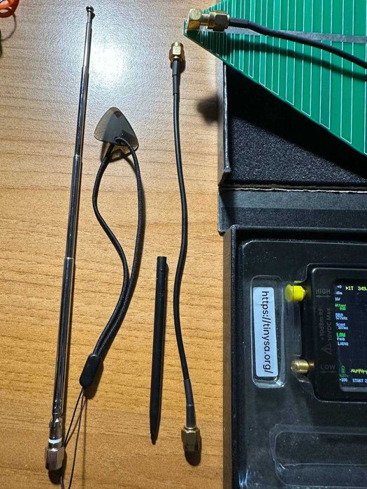 Детектор дронів Tiny SA Basic + підсилювач сигналу RF SMA-SMA + антена