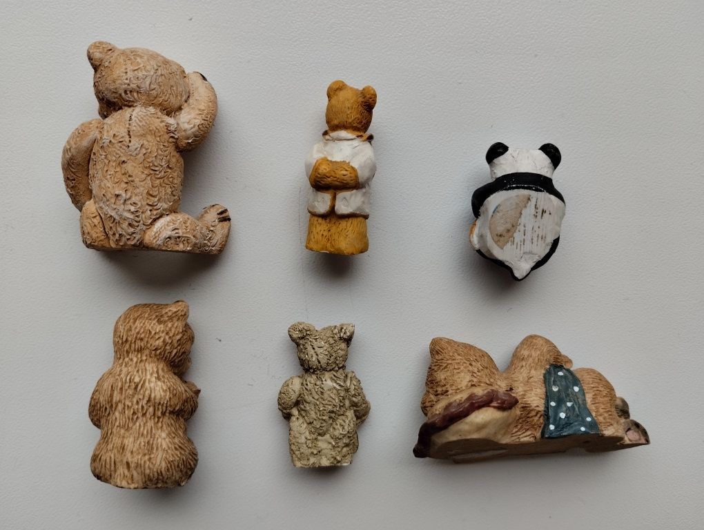 Фигурки медведь, медвежонок, керамика, мини