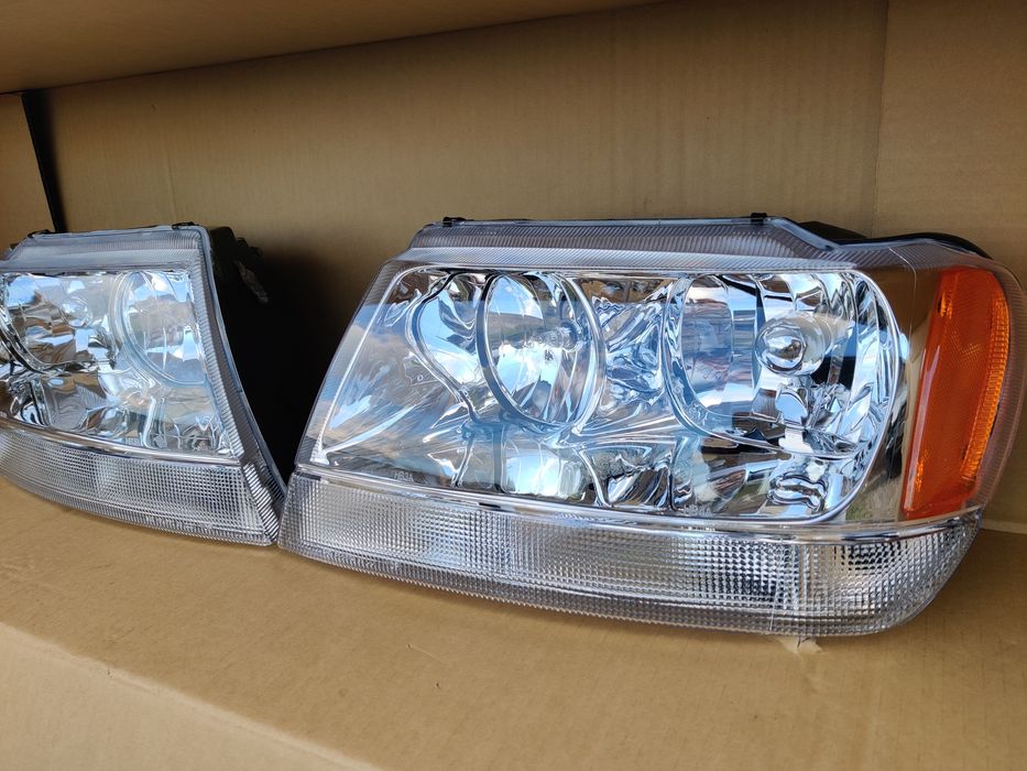 Фари jeep grand cherokee, телевізор, кріплення фар, джип черокі