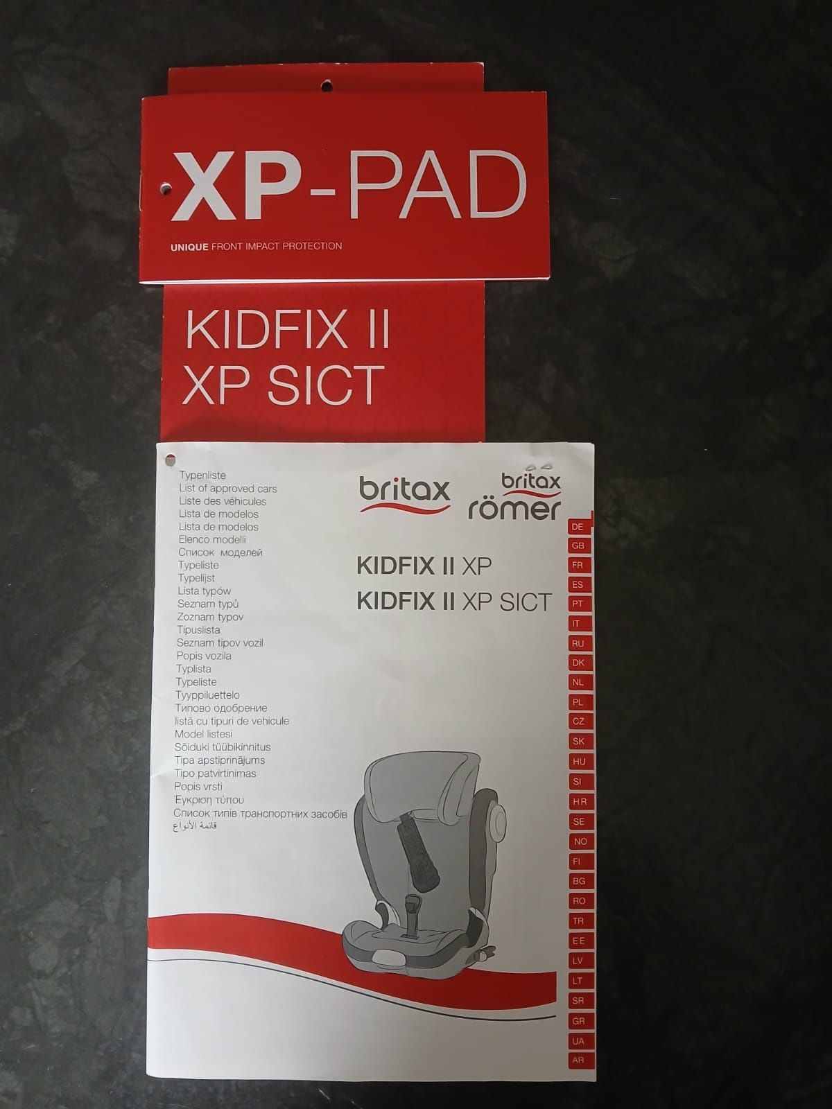 Fotelik samochodowy britax romer XP-PAD KIDFIX II, isofix ,od 15 do 36