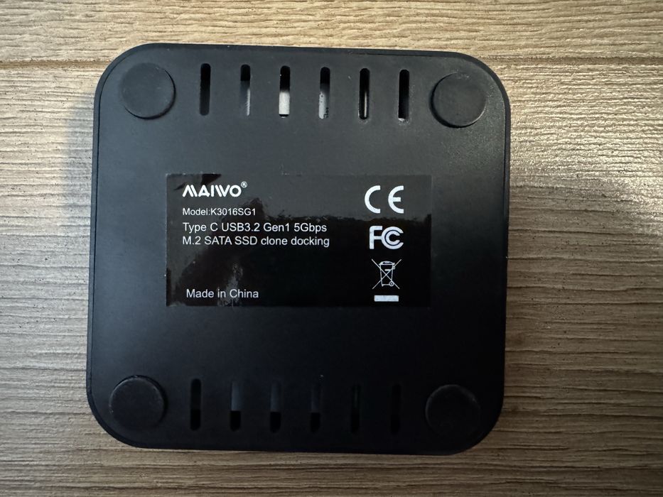 Док-станція Maiwo для M.2 SSD SATA Key M/B+M USB 3.1 Gen1 Type-C