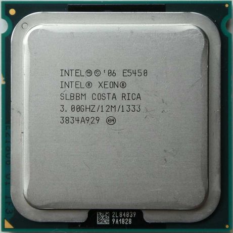 Процесор Intel Xeon E5450 4-ядра 3.0GHz SLBBM s.771 s.775 + адаптер