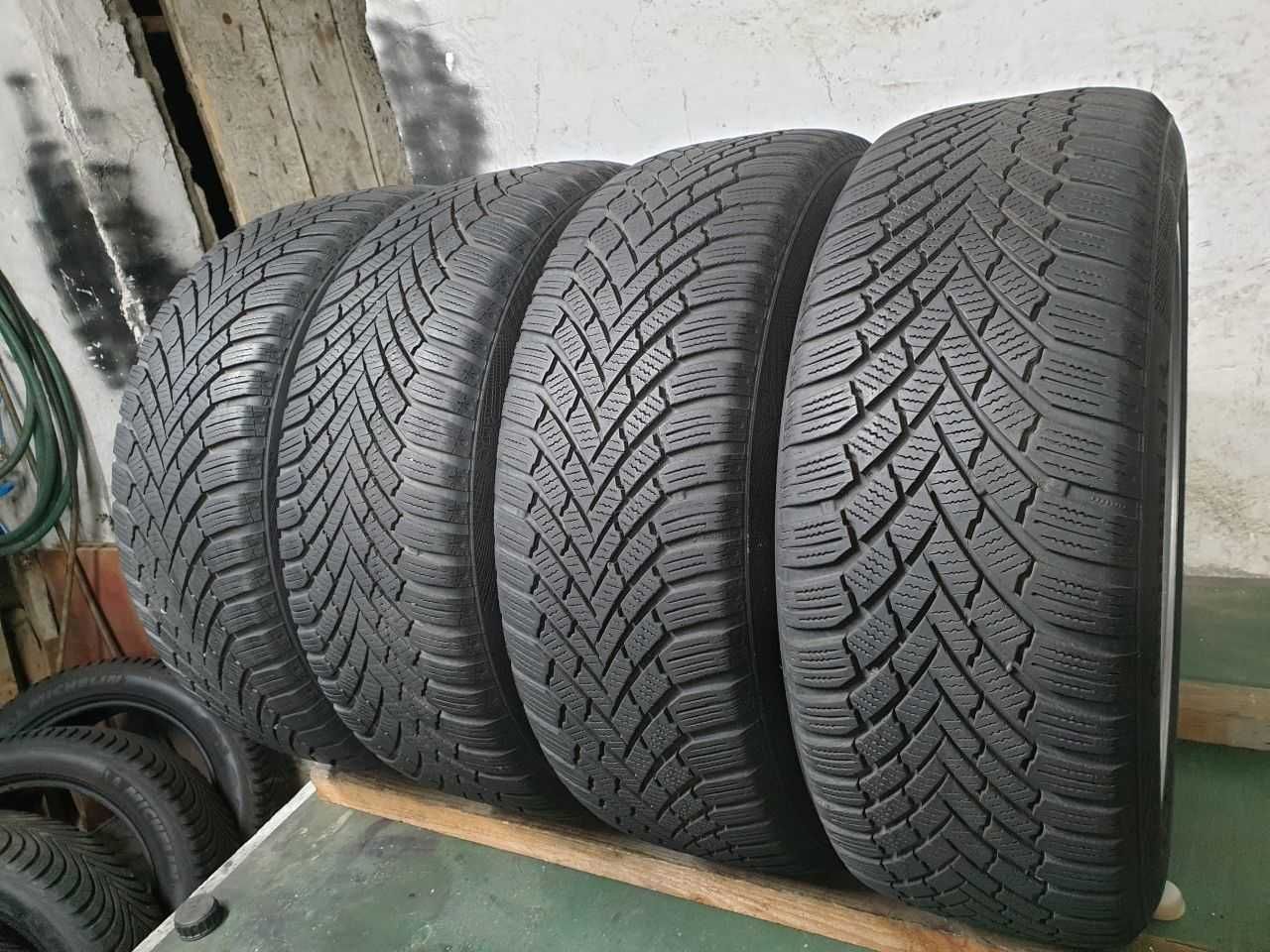 Felgi alu Audi R16 5x112 opony zimowe 205/55R16 6mm Continental