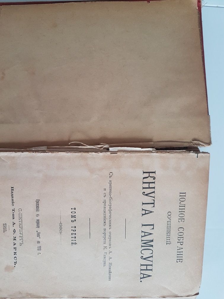 Полное собрание сочинений Кнута Гамсуна. Том 3.