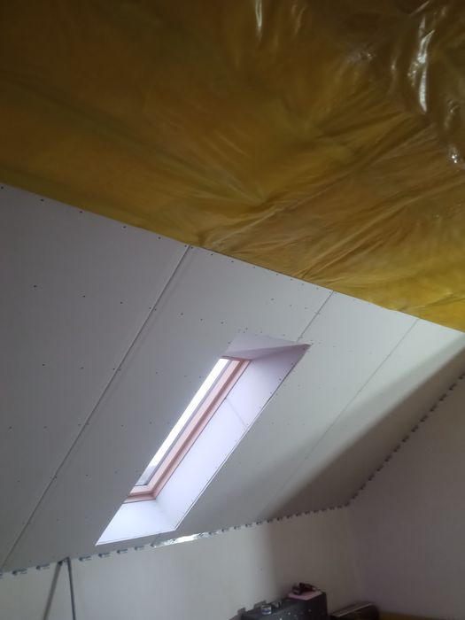 SZPACHLOWANIE, Sufity Podwieszane,Celuloza,Adaptacja Poddasza