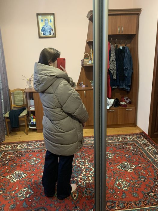 Куртка зимова зефірка оверсайз шоколад